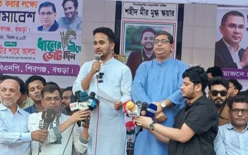 বগুড়ায় জনসংযোগে নামলেন মীর স্নিগ্ধ